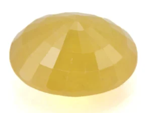 Natural Nizerian Yellow Sapphire 6.45 Carat / 7.09 Ratti Back View