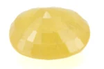 Natural Nizerian Yellow Sapphire 6.55 Carat / 7.20 Ratti Back View