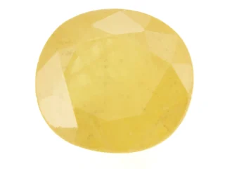 Natural Pukhraj Stone 7.20 Ratti (6.55 Carat) Yellow Sapphire - Nigerian
