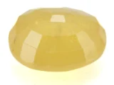 Natural Nizerian Yellow Sapphire 6.60 Carat / 7.25 Ratti Back View