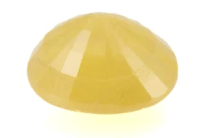 Natural Nizerian Yellow Sapphire 6.60 Carat / 7.25 Ratti Back View