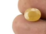 Natural Nizerian Yellow Sapphire 6.60 Carat / 7.25 Ratti Size Reference