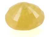 Natural Nizerian Yellow Sapphire 6.90 Carat / 7.58 Ratti Back View