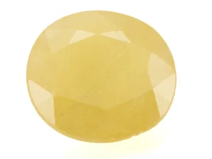 Original Pukhraj Stone 7.69 Ratti (7.00 Carat) Yellow Sapphire showcasing bold brilliance