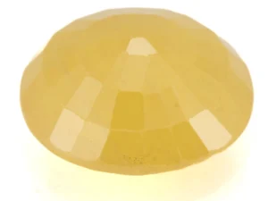 Natural Nizerian Yellow Sapphire 7.10 Carat / 7.80 Ratti Back View
