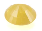 Natural Nizerian Yellow Sapphire 7.10 Carat / 7.80 Ratti Back View
