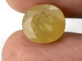 Natural Nizerian Yellow Sapphire 7.15 Carat / 7.86 Ratti Size Reference