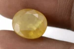 Natural Nizerian Yellow Sapphire 7.45 Carat / 8.19 Ratti Size Reference