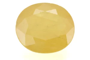 Natural Nizerian Yellow Sapphire 7.50 Carat / 8.24 Ratti Front View