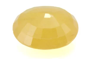 Natural Nizerian Yellow Sapphire 7.50 Carat / 8.24 Ratti Back View