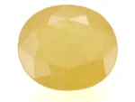Original Pukhraj Stone 8.24 Ratti (7.50 Carat) Yellow Sapphire - Nigerian showcasing vibrant yellow color