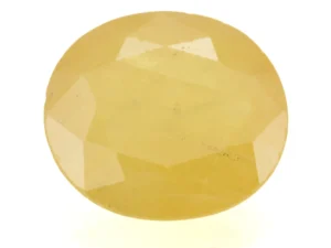 Original Pukhraj Stone 8.24 Ratti (7.50 Carat) Yellow Sapphire - Nigerian showcasing vibrant yellow color