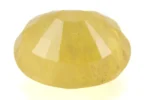 Natural Nizerian Yellow Sapphire 7.65 Carat / 8.41 Ratti Back View