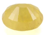 Natural Nizerian Yellow Sapphire 7.65 Carat / 8.41 Ratti Back View