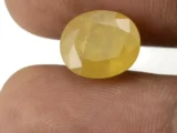 Natural Nizerian Yellow Sapphire 7.65 Carat / 8.41 Ratti Size Reference