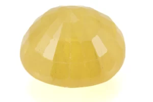 Natural Nizerian Yellow Sapphire 8.00 Carat / 8.79 Ratti Back View