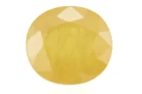 Natural Pukhraj Stone 8.79 Ratti (8.00 Carat) Yellow Sapphire - Nigerian showcasing golden brilliance