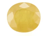 Natural Pukhraj Stone 8.79 Ratti (8.00 Carat) Yellow Sapphire - Nigerian showcasing golden brilliance