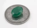 Natural Green Onex 3.60 Carat - Size Reference