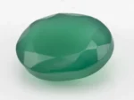 Original Onyx Stone 3.60 Carat octangle green gemstone