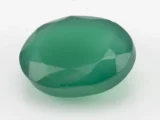 Original Onyx Stone 3.60 Carat octangle green gemstone