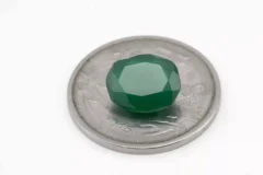 Natural Green Onex 4.00 Carat - Size Reference