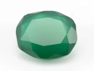 Original Onyx Stone 4.00 Carat oval green gemstone