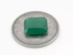 Natural Green Onex 4.15 Carat - Size Reference