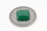 Natural Green Onex 4.15 Carat - Size Reference