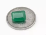 Natural Green Onex 4.35 Carat - Size Reference