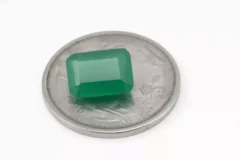 Natural Green Onex 4.35 Carat - Size Reference