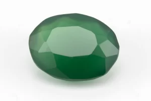 Original Onyx Stone 4.45 Carat oval green gemstone