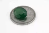 Natural Green Onex 4.45 Carat - Size Reference
