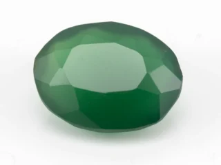 Original Onyx Stone 4.45 Carat oval green gemstone