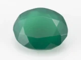 Original Onyx Stone 4.63 Carat oval green gemstone