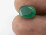 Natural Green Onex 4.90 Carat - Size Reference