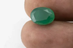 Natural Green Onex 4.90 Carat - Size Reference