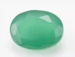 Original Onyx Stone 4.90 Carat oval green gemstone