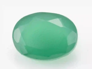 Original Onyx Stone 4.90 Carat oval green gemstone