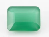 Original Onyx Stone 4.99 Carat octangle green gemston
