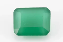 Original Onyx Stone 6.10 Carat octangle green gemstone