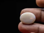 Natural White Opal 13.485 Carat - Size Reference