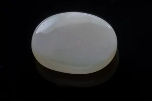 Natural White Opal 6.415 Carat - Back View