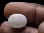 Natural White Opal 6.415 Carat - Size Reference