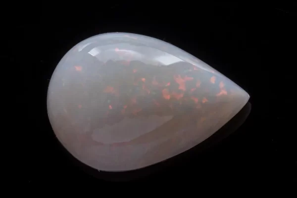 Natural White Opal 6.87 Carat - Front View