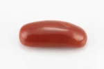 Moonga Stone 6.59 Ratti - Red Coral Stone showcasing vibrant red color and capsule-oval mix cut