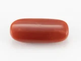Red Coral (Moonga) 6.00 Carat / 6.59 Ratti - Back View