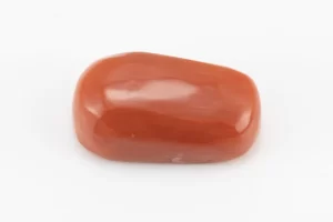 Red Coral (Moonga) 6.37 Carat / 7.00 Ratti - Front View