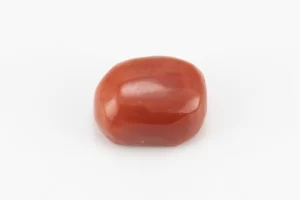 Red Coral (Moonga) 6.74 Carat / 7.41 Ratti - Front View