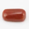 Moonga Stone 8.25 Ratti - Red Coral Stone showcasing vibrant red color and oval-capsule cut